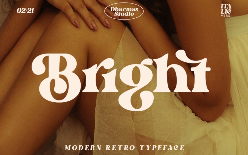 Bright - Modern Retro Typeface