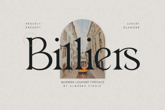 Billiers - Modern Ligature Typeface