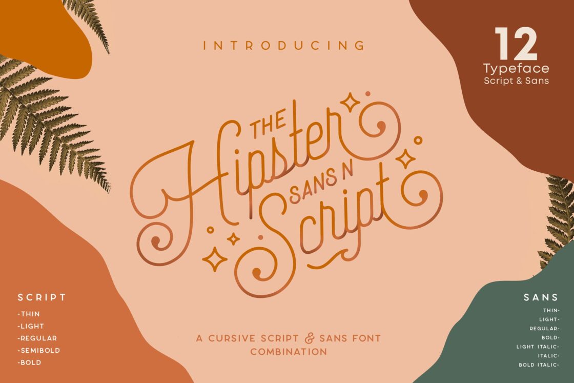 Hipster Style - Stylish Font Duo - thumb