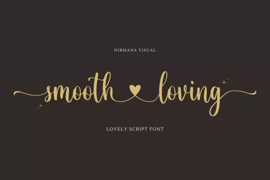 Smooth Loving - Modern Calligraphy Lovely